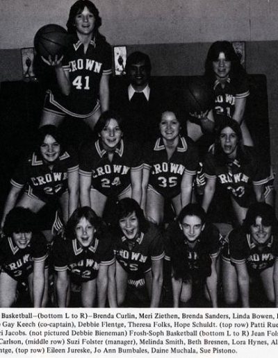 1978 Varsity Girls Basketball