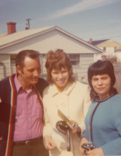 Gene Issel, Charlotte Engels and Vera Issel